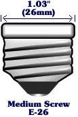 E26 lamp base