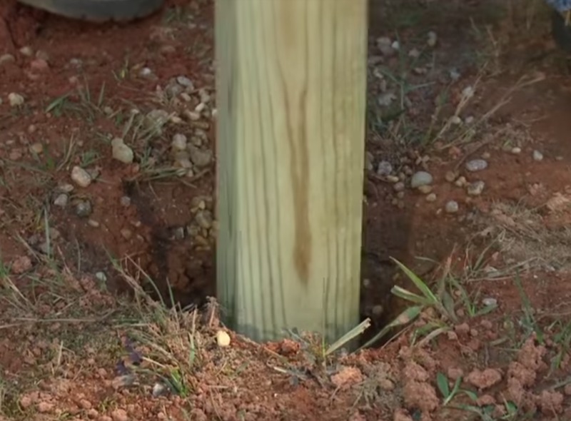 placing a mailbox post koopman lumber