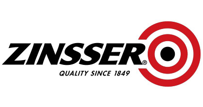 Zinsser logo with red and black target design and text "Quality Since 1849" underneath.