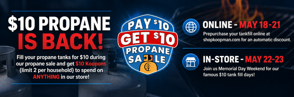 $10 TANK FILL IS BACK!
